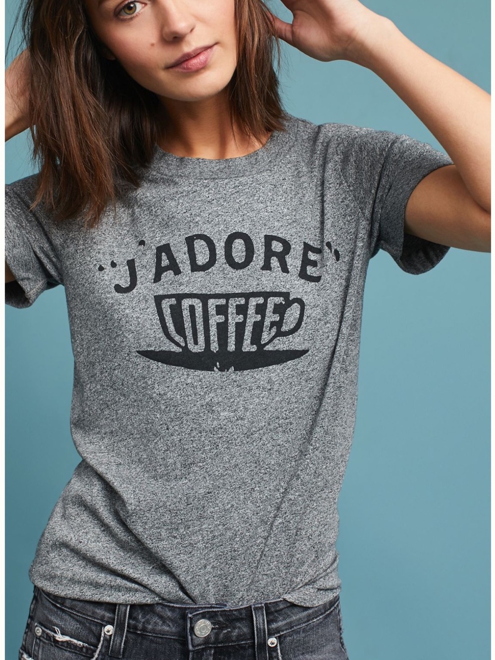 Sol Angeles x Anthropologie J’Adore Coffee Graphic Tee